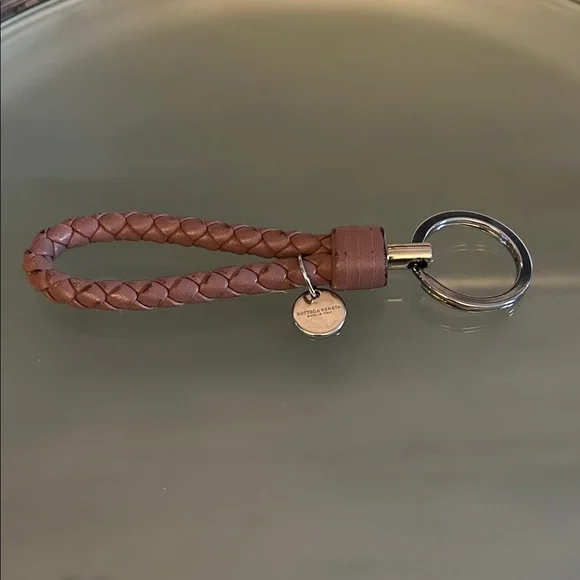 Bottega Venetta Braided Keychain with charm UNISEX EUC - Picture 1 of 7